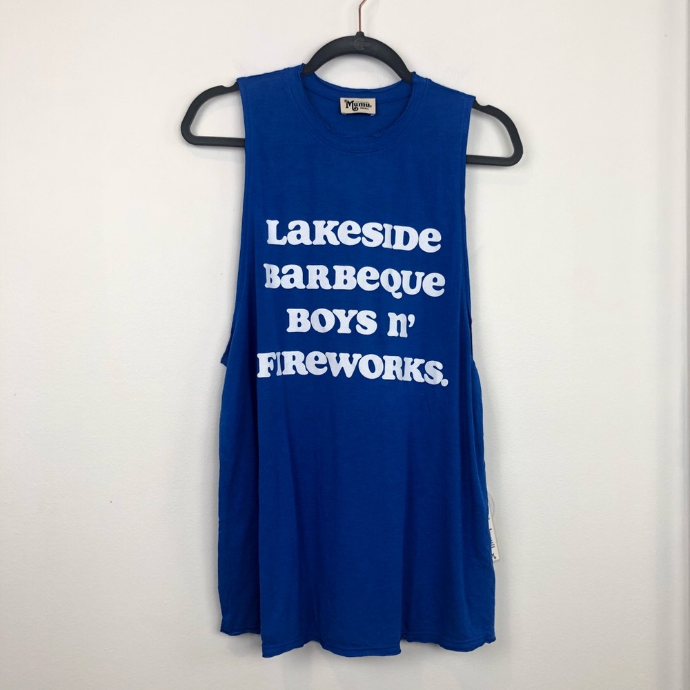 Show Me Your Mumu Mikey Muscle Tank Top NWT - Picture 2 of 8